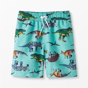 Hanna Andersson Dinosaur Printed Swim Trunks
